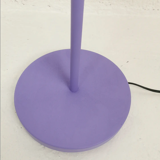 Upcycled floor lamp lilac 80's style Memphis