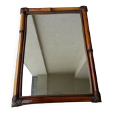 Miroir en bambou
