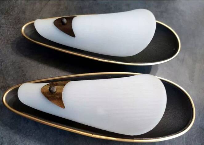 Pair of wall lights 1950-60 Italy
