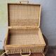 Rattan suitcase 70's
