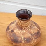 Ceramic vase, decorative vase, flower pot, Fat Lava vase, collection, 70's