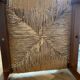 Chaise enfant paillée vintage