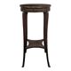 Transitional style mahogany console table