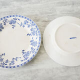 6 anciennes assiettes à dessert Dresden