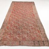 Rug For Living Room Red Turkish Kilim Rug, 151x336Cm