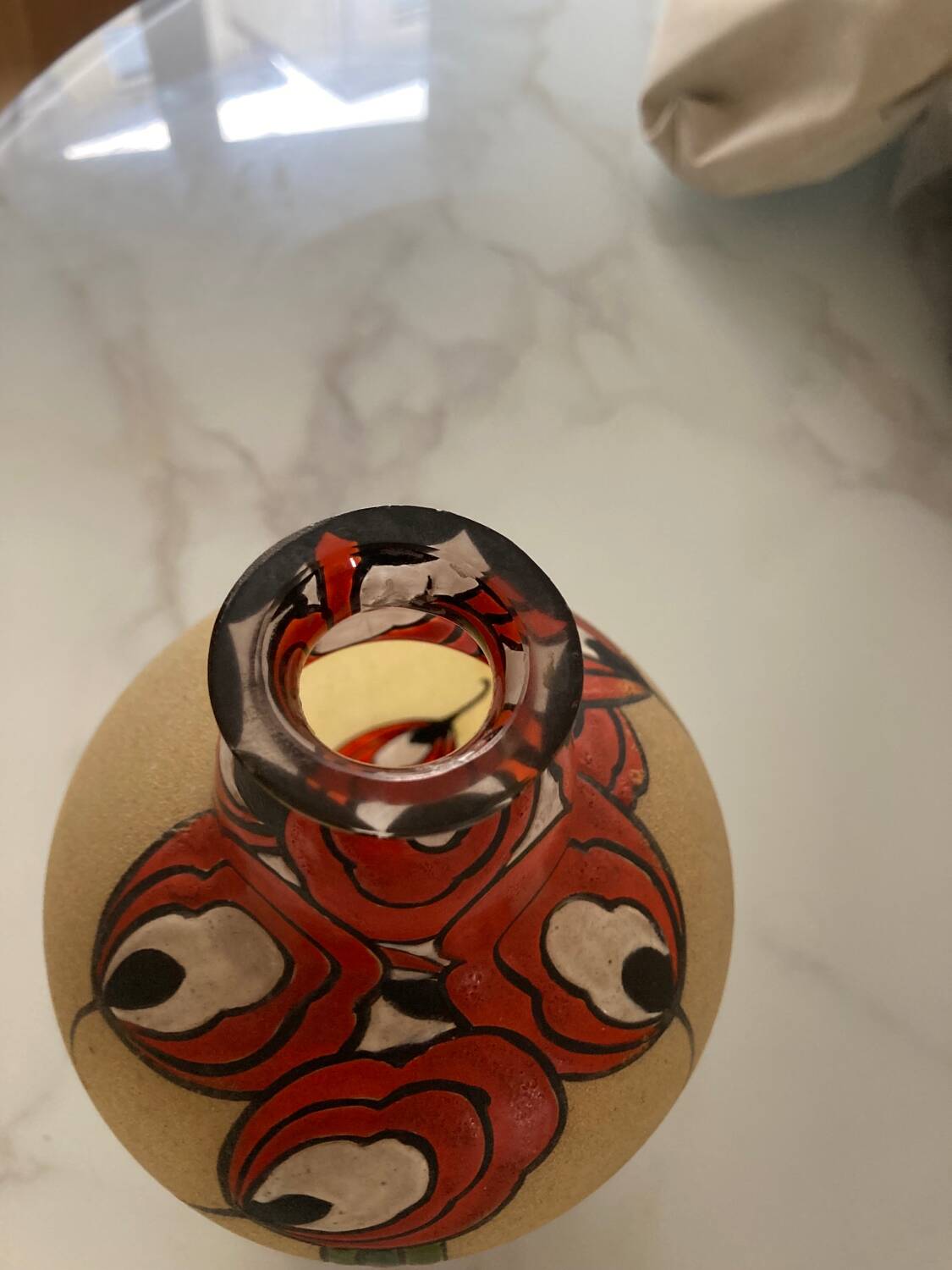 Art deco vase 1930 DE Leune signed