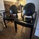 Louis Ghost chairs by Philippe Starck