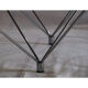 Table basse minimaliste en métal chromé et verre