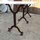 Table bistrot double ep art deco 1930 fonte marbre