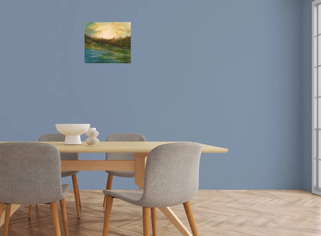 Landscape painting, original signed work