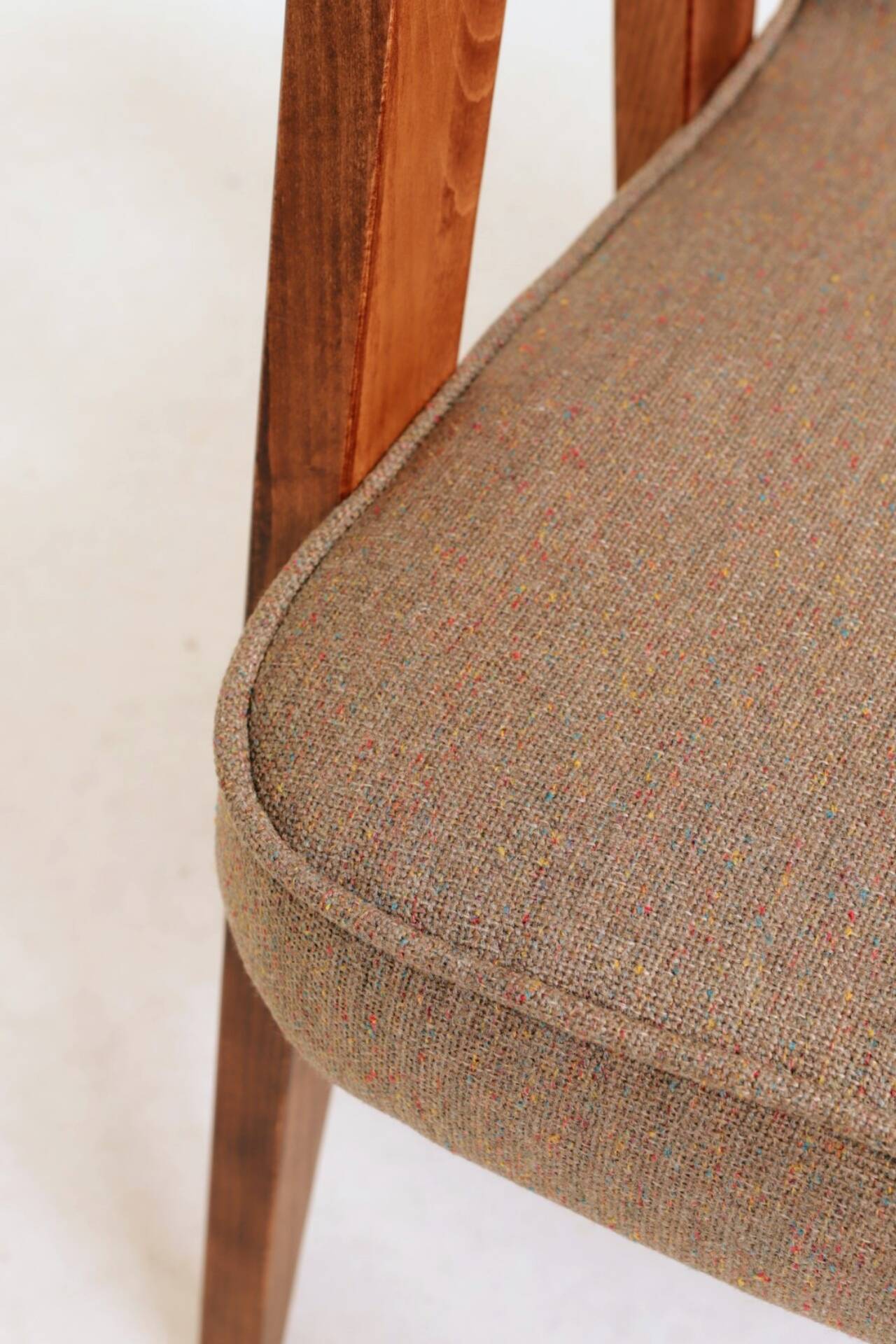 Vintage Longue chair chocolate brun design by Chierowski 366