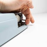 Sky Blue Brother Typewriter from 1980