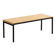 Table basse par Wittmann avec plateau en pierre calcaire.