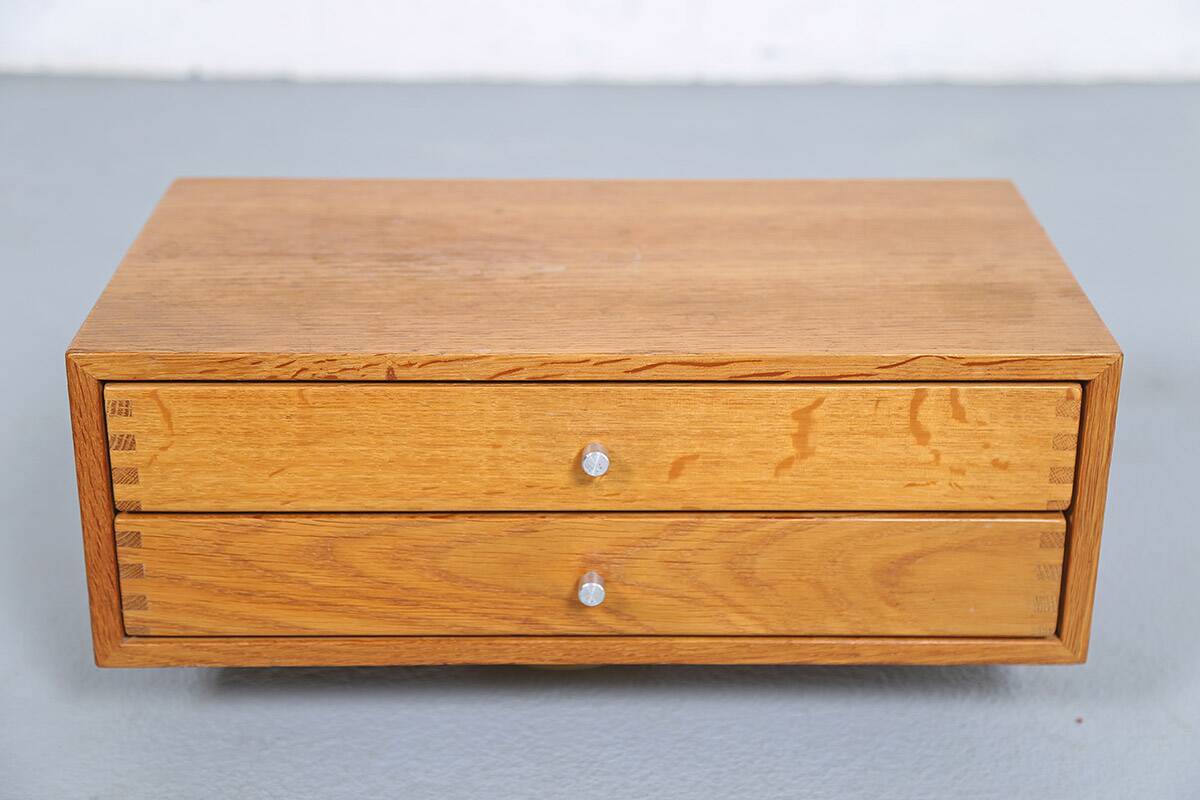 Model 128 Wall Console in Teak by Kai Kristianen for Aksel Kjersgaard