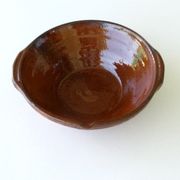 Jatte in glazed terracotta