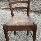 Chaise rustique bois