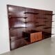 Wall unit by Finn Juhl for Bovirke, Denmark, 1960s.