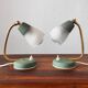 Paire de lampes de chevet Mid-Century