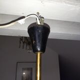 Scandinavian openwork metal pendant lamp