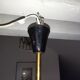 Scandinavian openwork metal pendant lamp