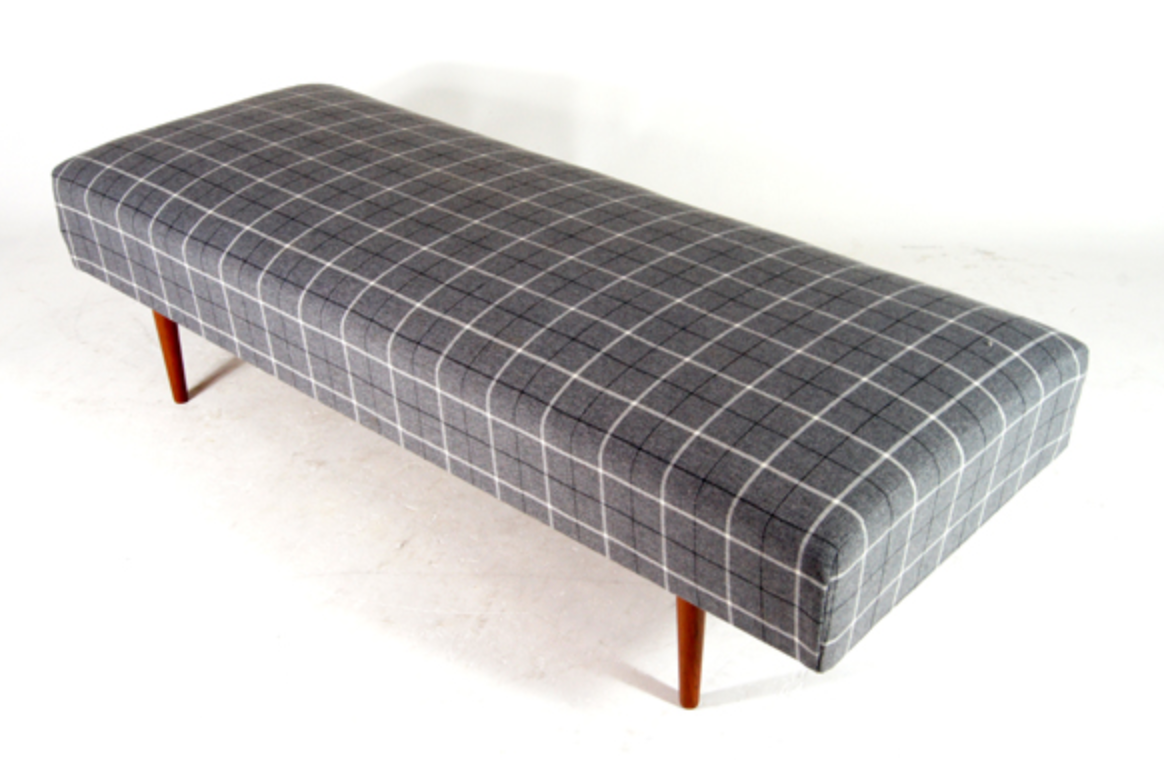 Sofa bed in vintage teak retro Danish design seat bench mid 60s/70s