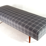Sofa bed in vintage teak retro Danish design seat bench mid 60s/70s