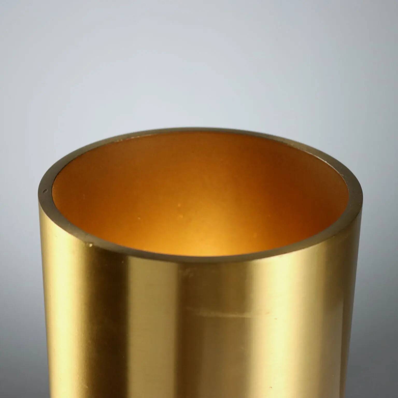 Vintage brass table lamp, minimalist design, Italy, 1960s-1970s