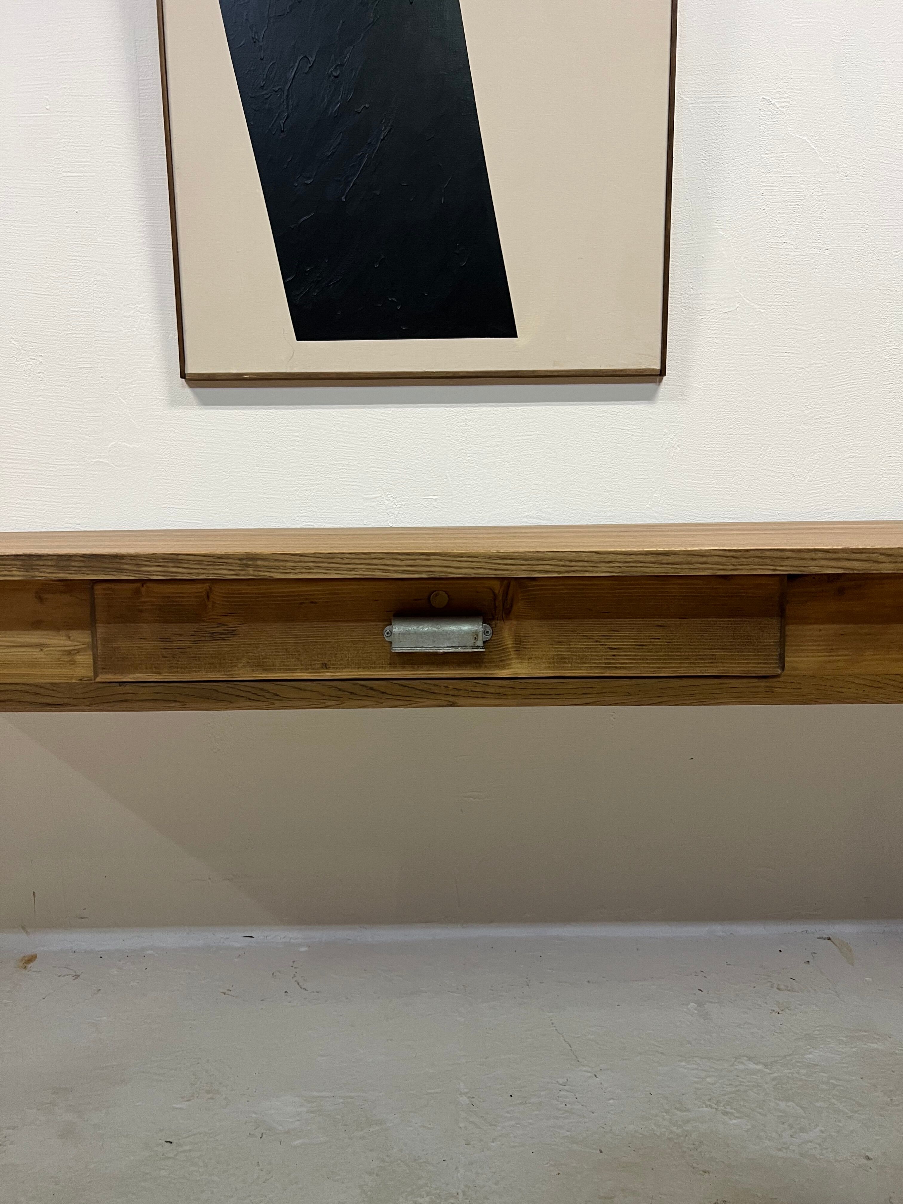 Oak and pine farmhouse table