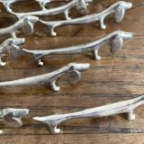 Vintage dachshund dog knife holder
