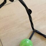 Vintage wall-mounted coat rack.