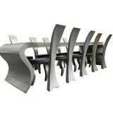 Vintage the wave dining set designed by Hans Kopla, 1997