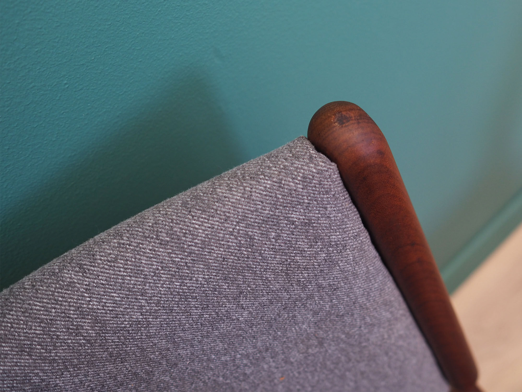 Set of five rosewood chairs, Danish design, 70s, made by Henning Kjaernulf