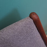 Set of five rosewood chairs, Danish design, 70s, made by Henning Kjaernulf