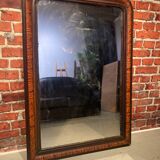 Mirror with wooden frame
