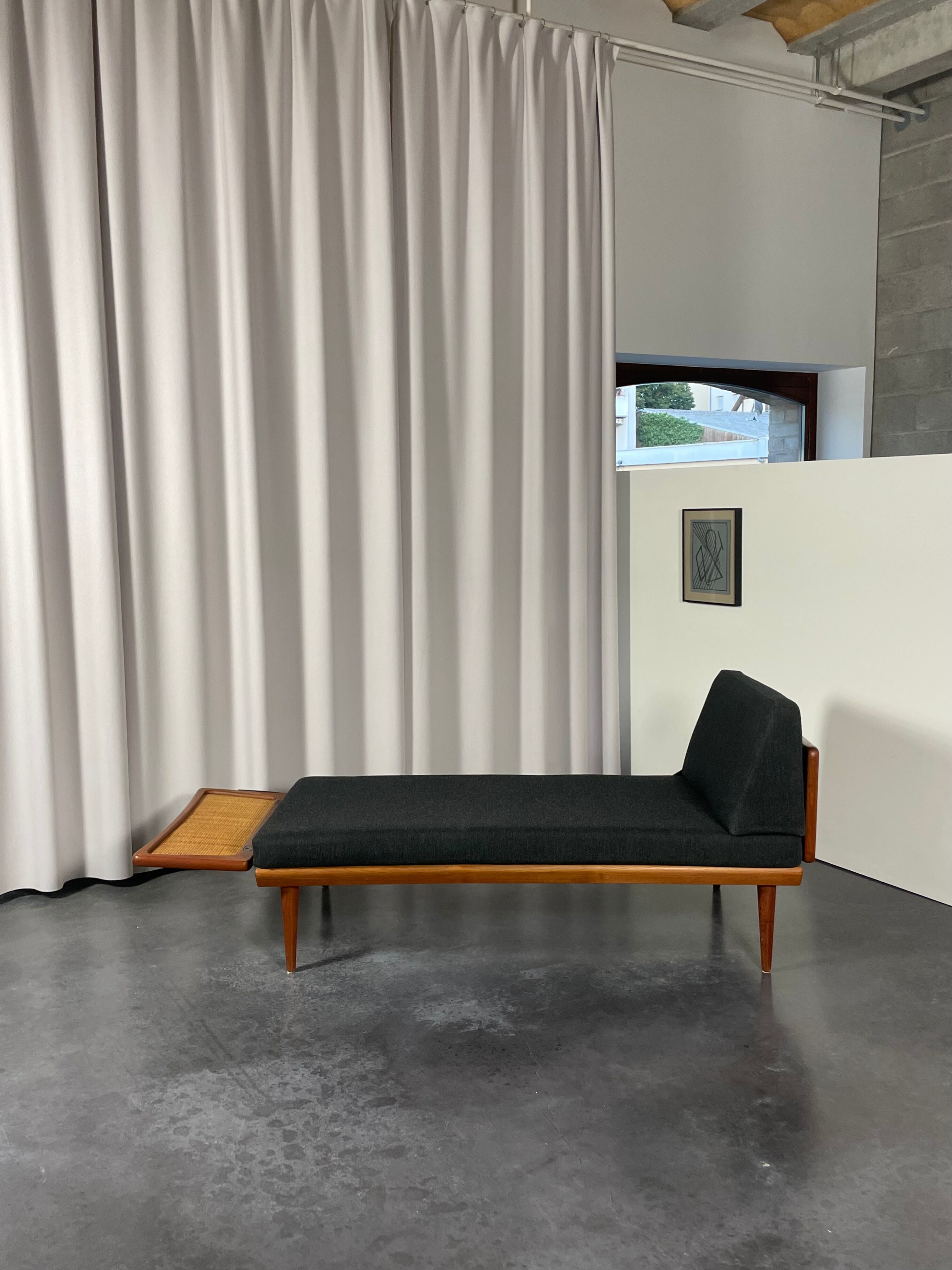 Danish teak daybed by Hvidt & Molgaard