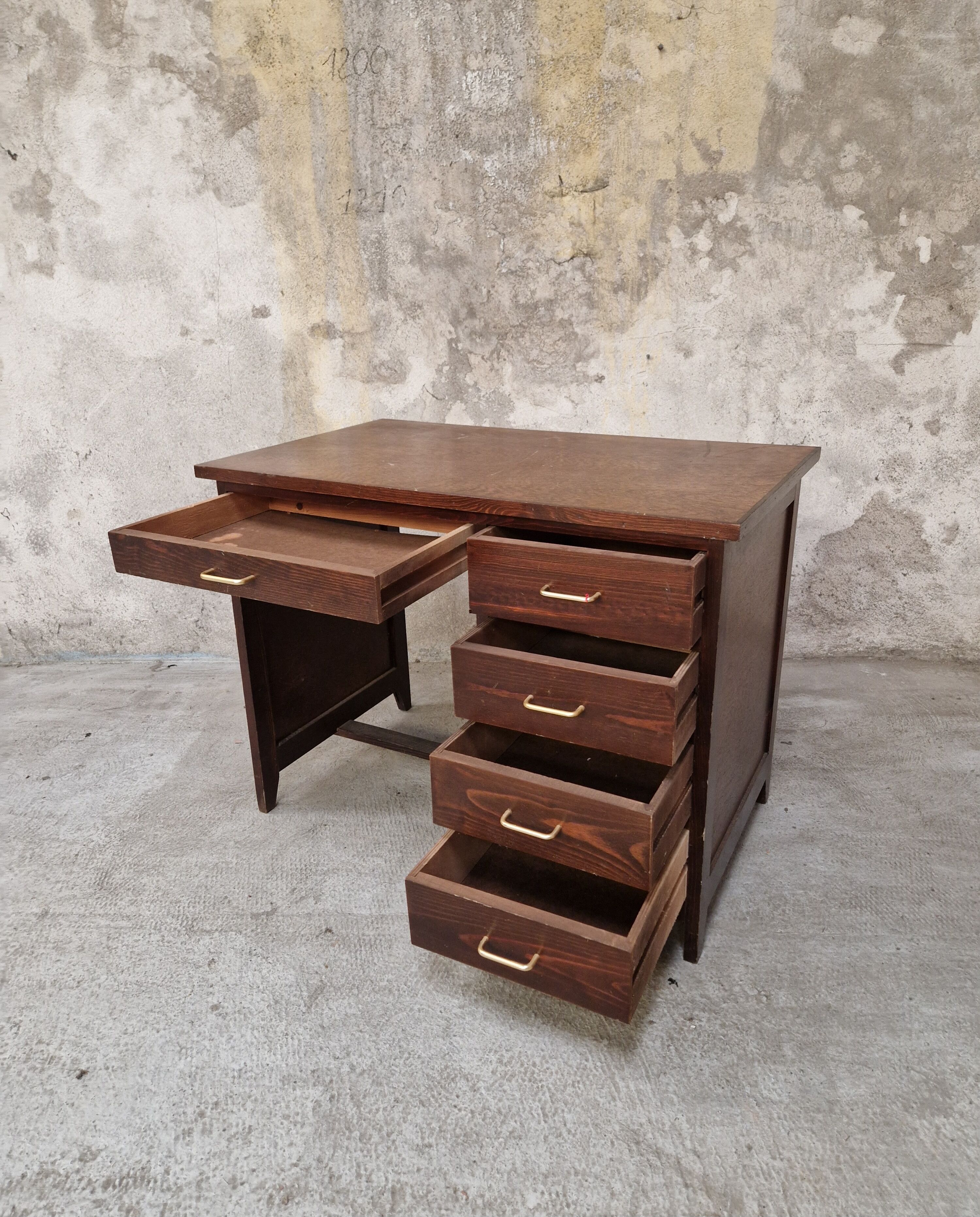 Wooden desk
