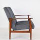 Vintage Black Club Armchair, 1970s