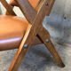 Fauteuil dal vera vintage circa 1950