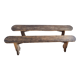Paire bancs vintage