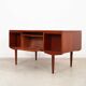 Teak desk, Danish design, 1970s, manufactured by AP Møbler Svenstrup