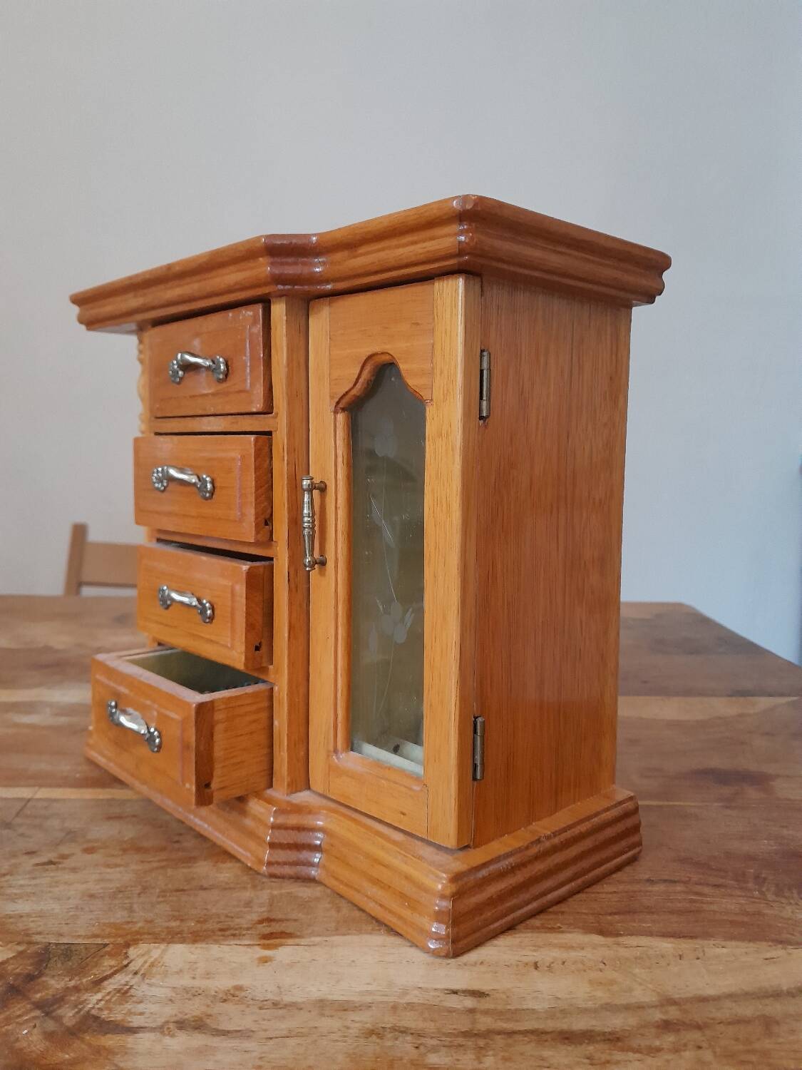 Cabinetmaker's jewelry box from the 50s/60s