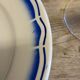 Badonviller plate with blue pattern