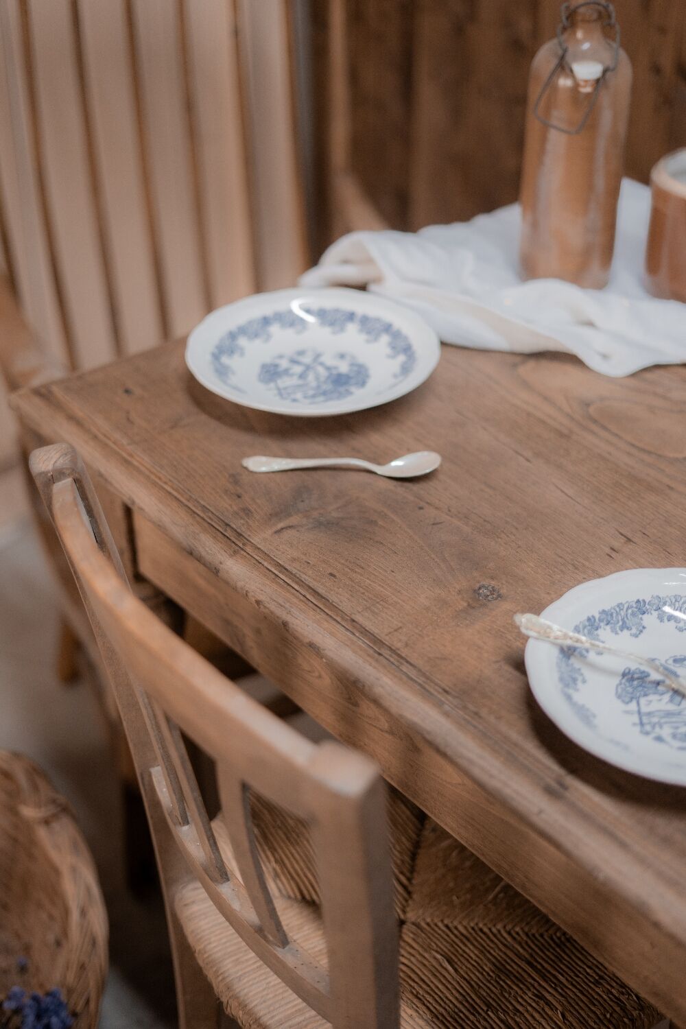 Renovated antique table