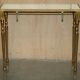 Italian vintage console with a glass mirror top.