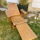 Chaise longue en rotin. 1910