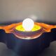 Vintage ceramic wall lamp, Hustadt wall lamp, Pop Art