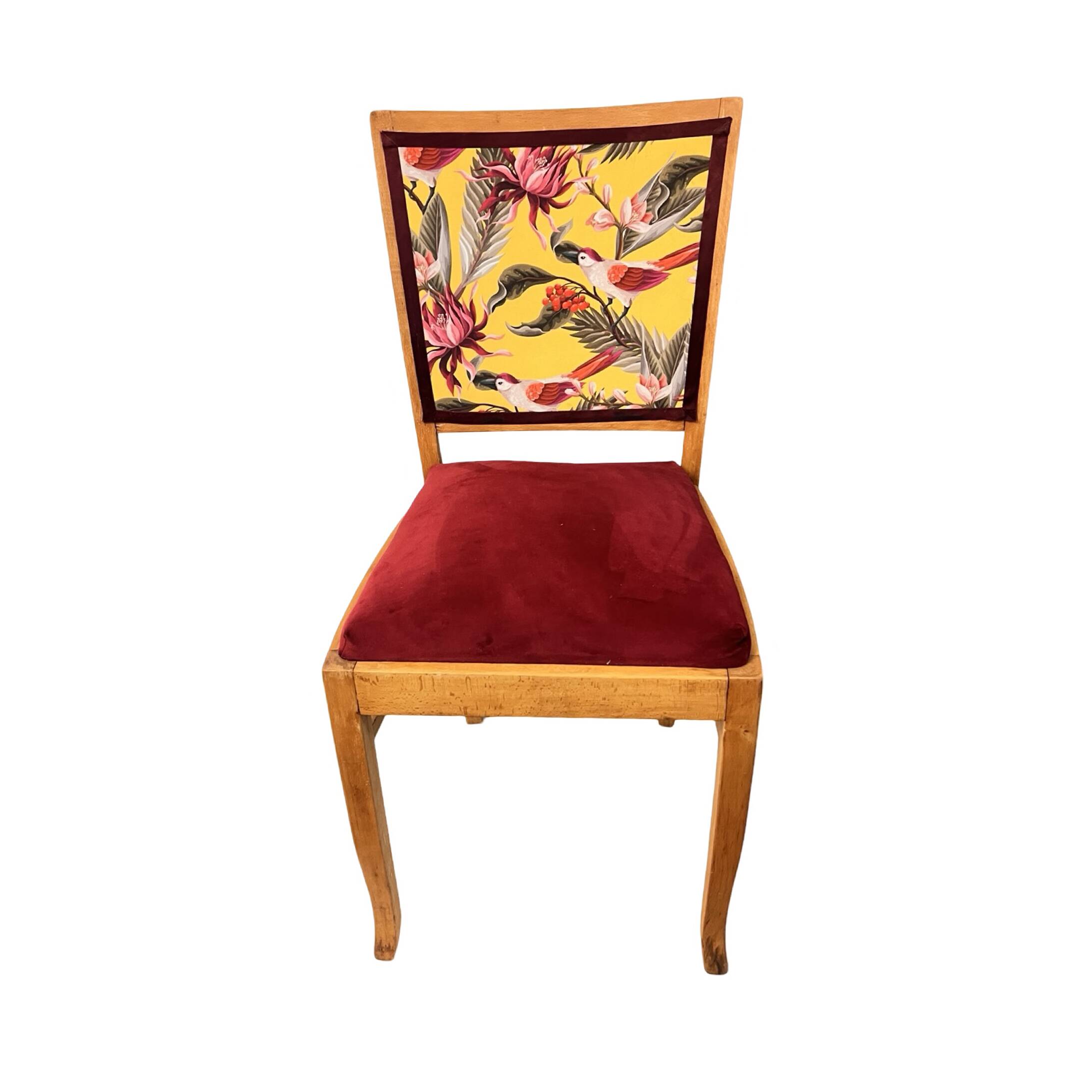 Upholstered chair, after renovation, Poland, 1950s