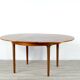 Midcentury Extending Round Teak Table and Chairs by Nathan. Vintage Modern / Danish Style / Retro.