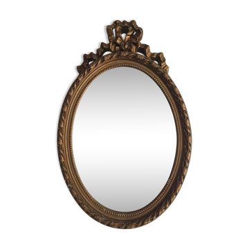 Miroir en bois doré