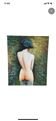 Tableau femme de dos, huile sur toile, nu 